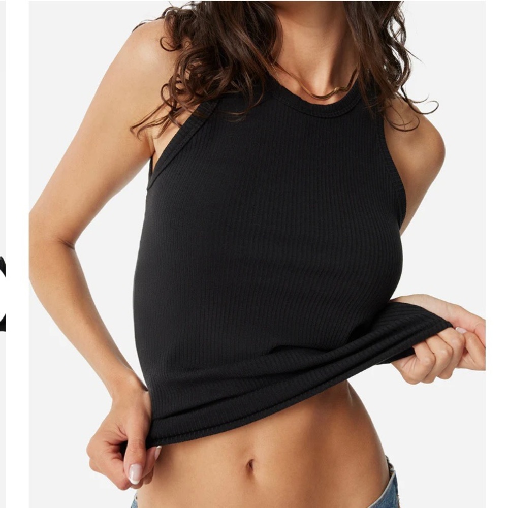 MATE tencil ribbed fitted tank
